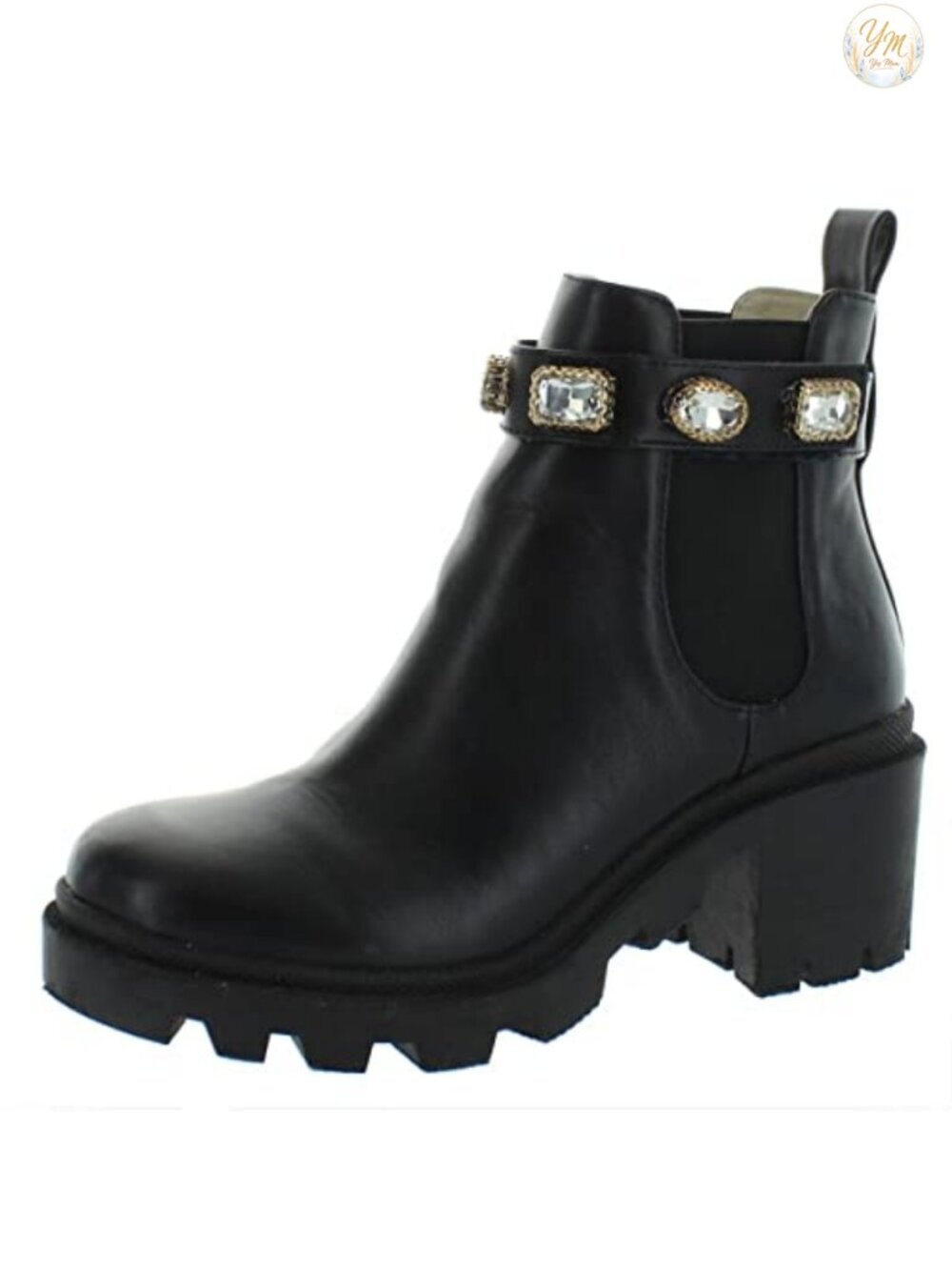 Steve Madden Amulet Chelsea Ankle Boot with Removable Jewel Strap